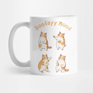 Cat on sunday mood Mug